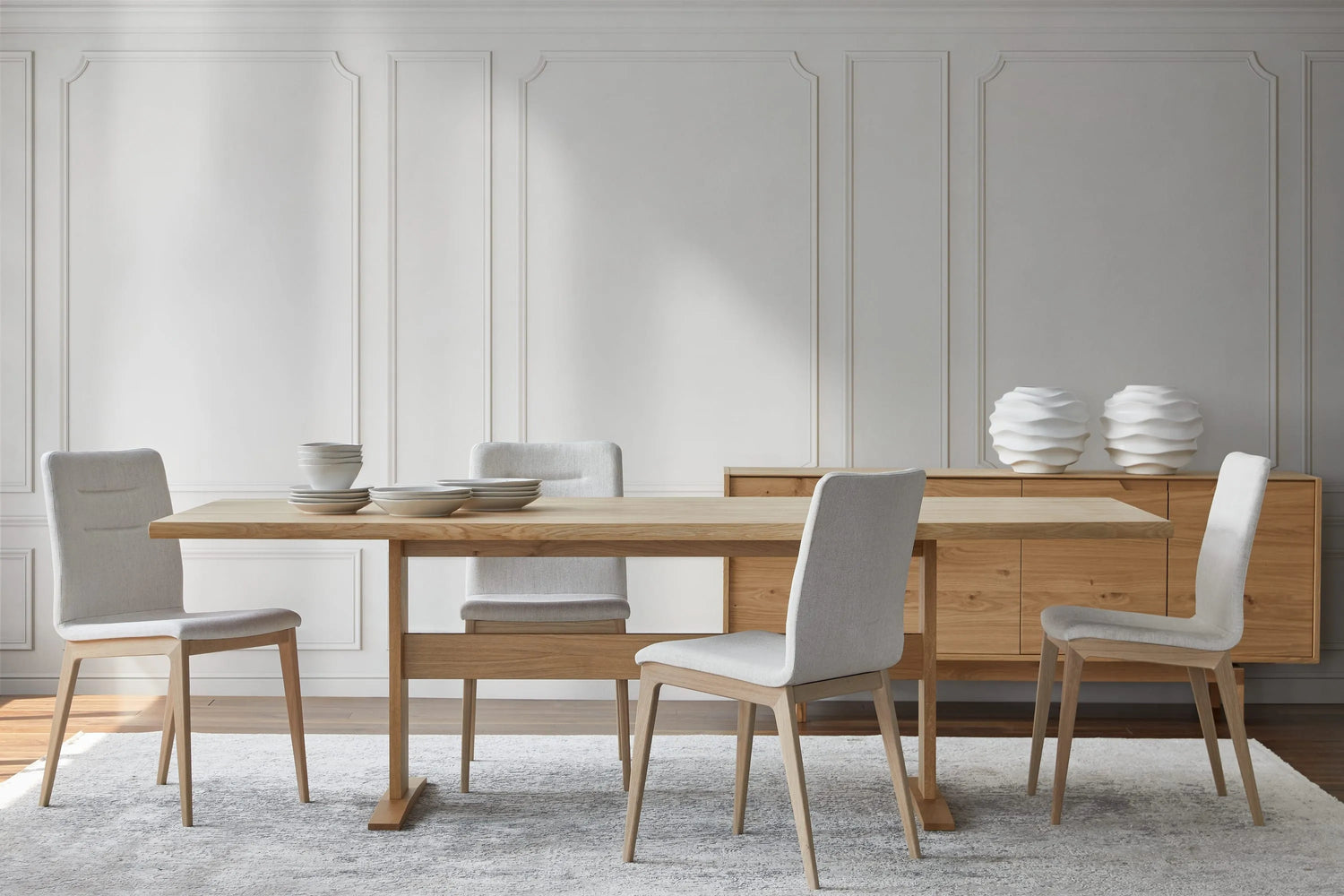 HEIDI ELLIPTICAL DINING TABLE NATURAL