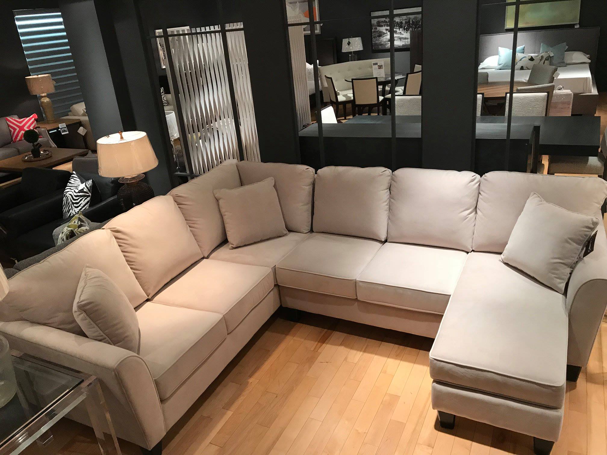 EMMA FABRIC SECTIONAL (with chaise)