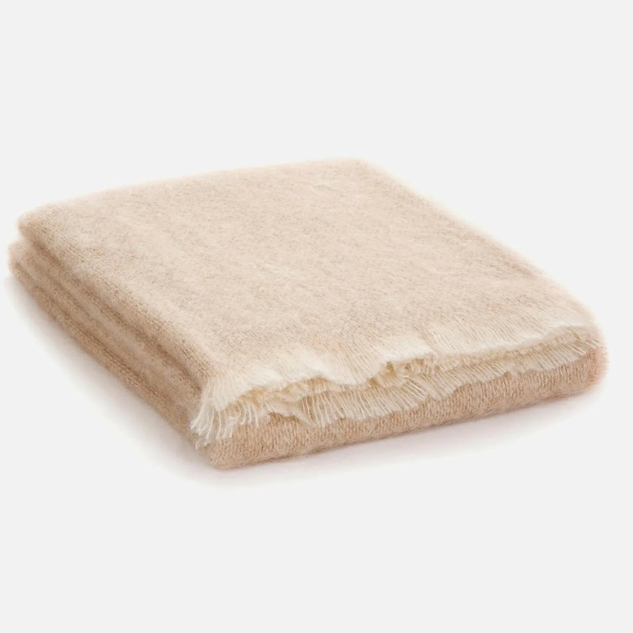 Mooneen Mohair Throw Blanket