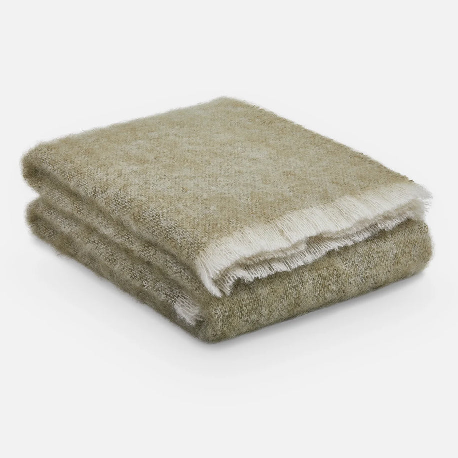 Mooneen Mohair Throw Blanket