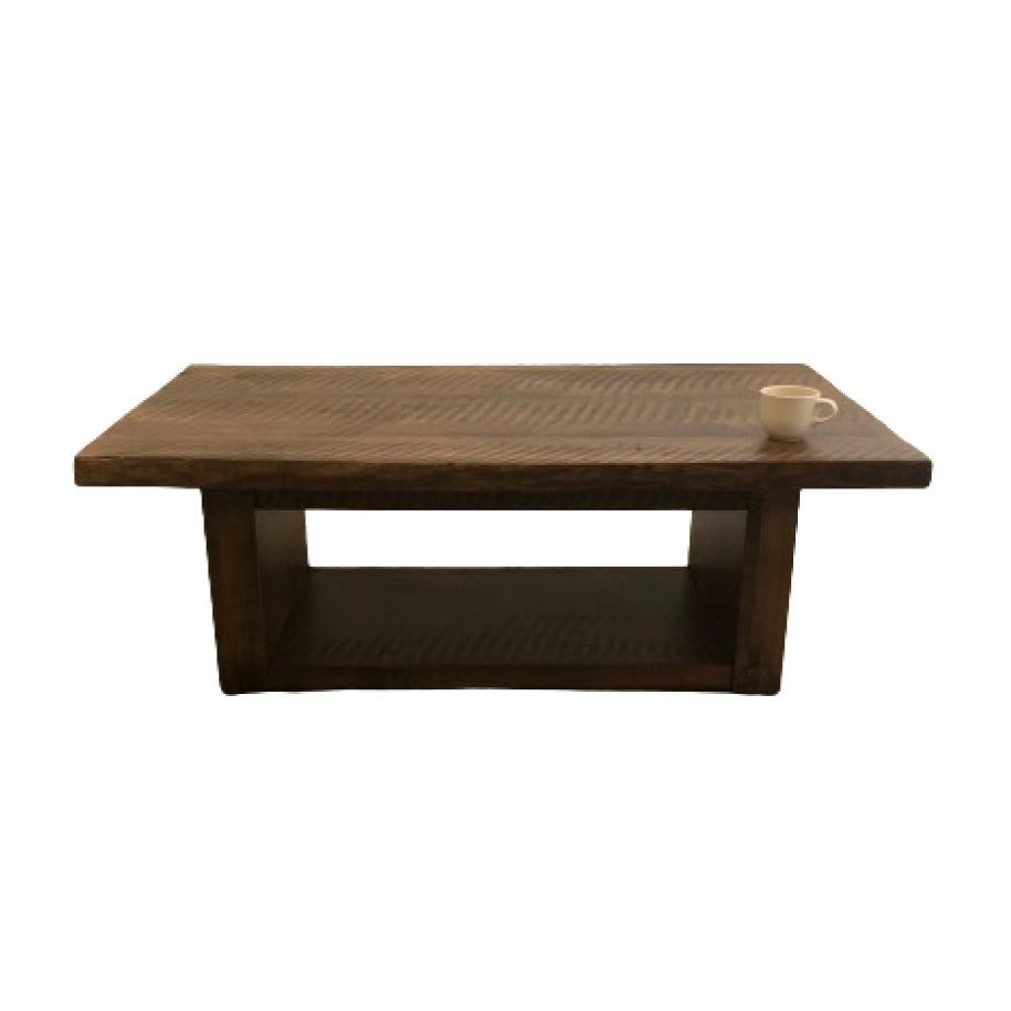 RUFFSAWN LIVE EDGE COFFEE TABLE