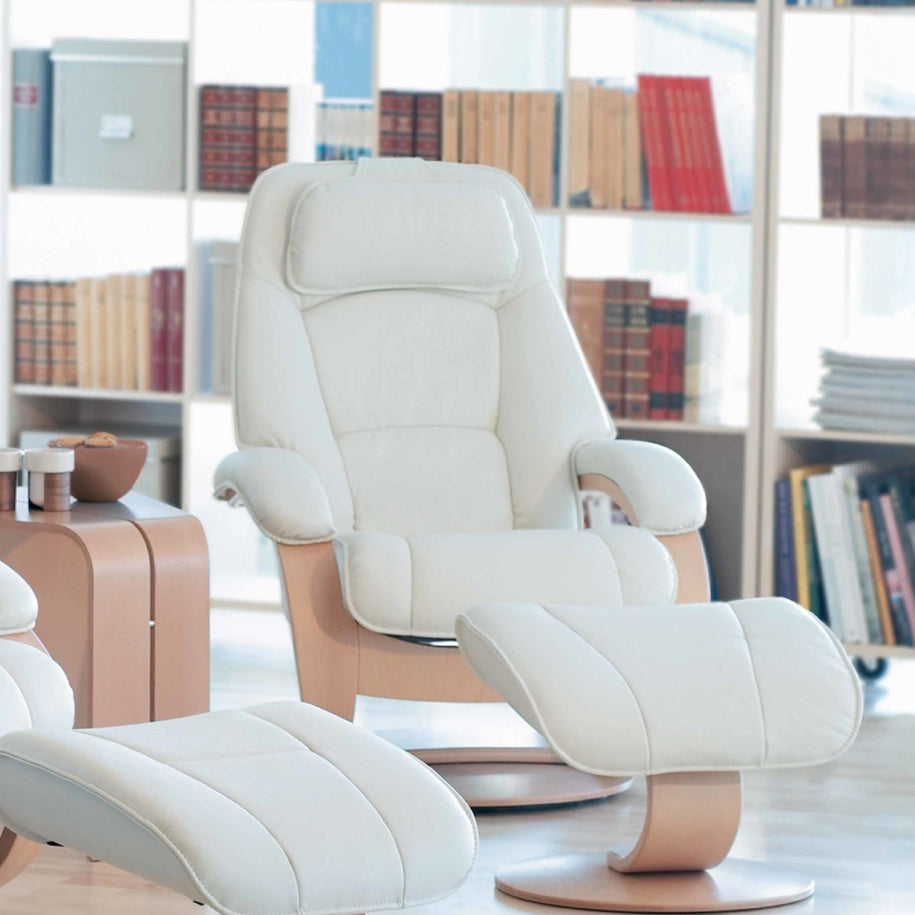 ADMIRAL RECLINER AND STOOL