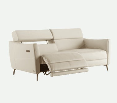 GREG ITALIAN LEATHER RECLINER SOFA