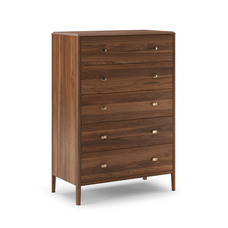 LUNA WALNUT HIGH CHEST