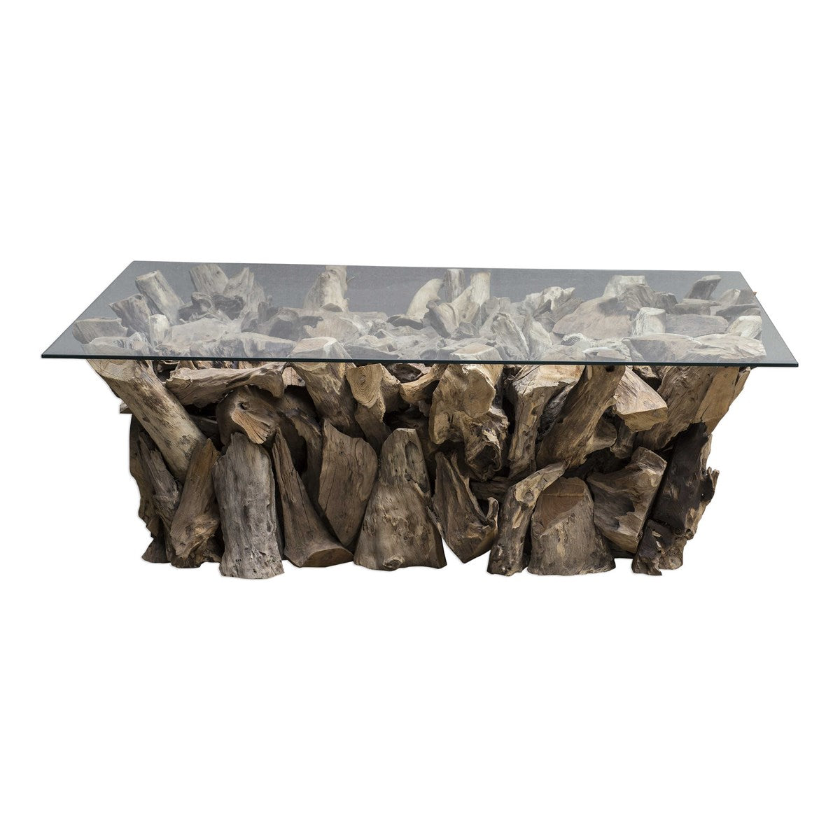 TEAK ROOT COFFEE TABLE