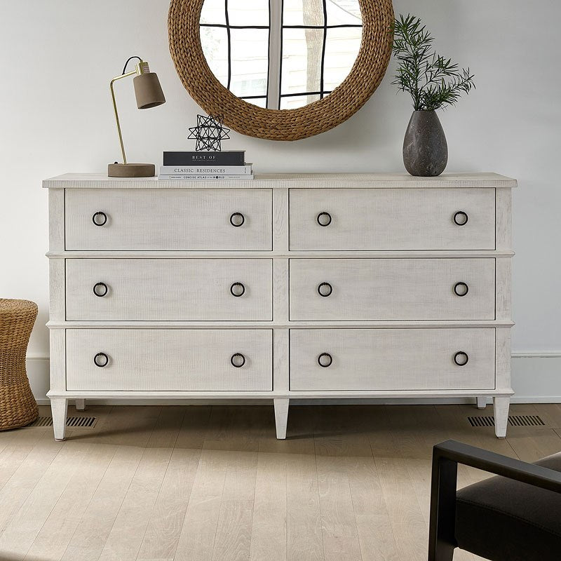 MODERN FARMHOUSE 6 DRAWER DRESSER