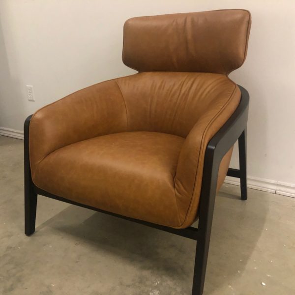 ATLANTIC LEATHER ACCENT CHAIR