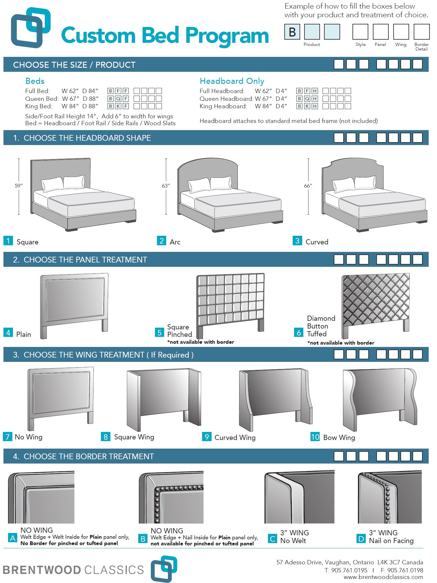 Upholstered Beds By Brentwood Classics