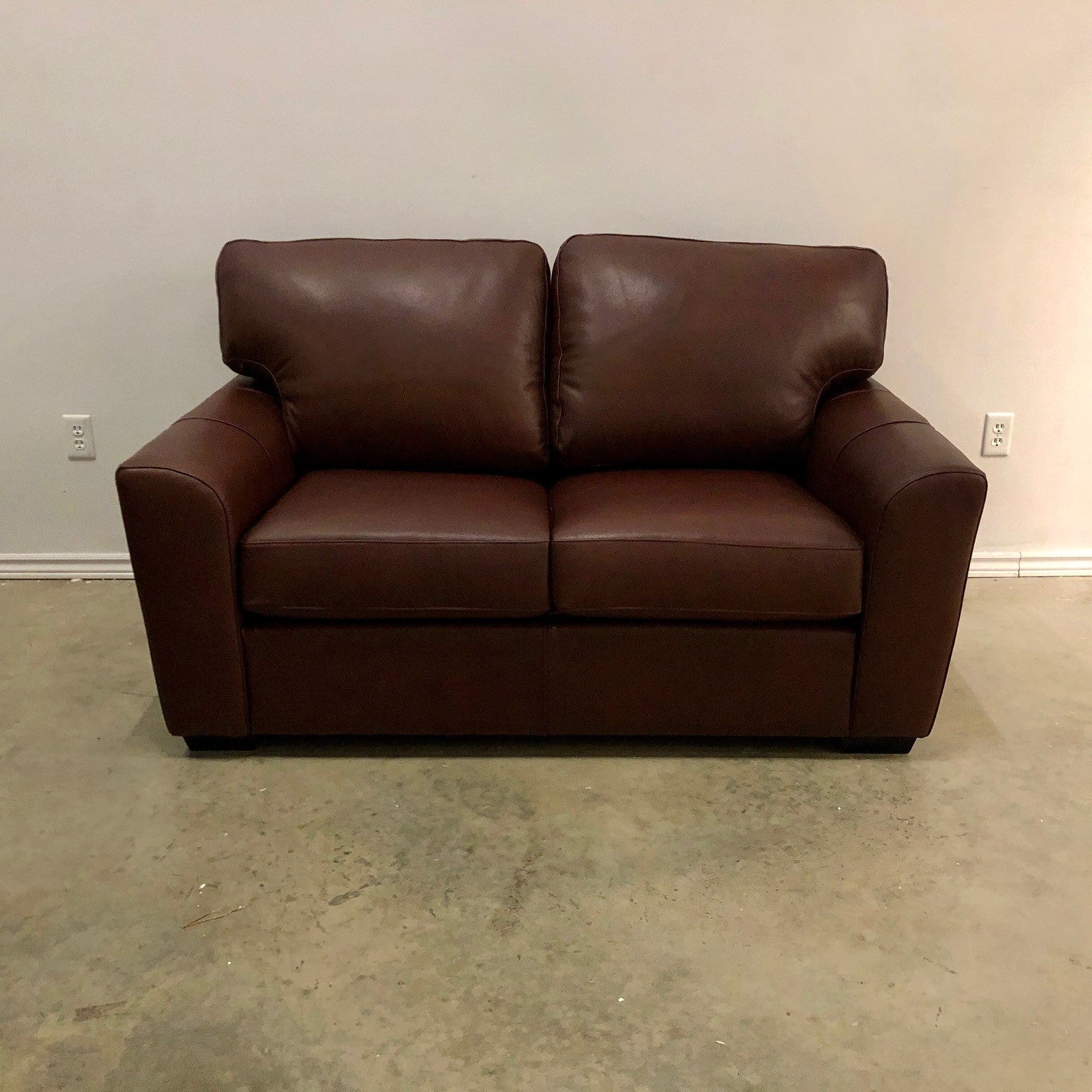 CAMPIO 3001 LEATHER SOFA HAVANA BROWN