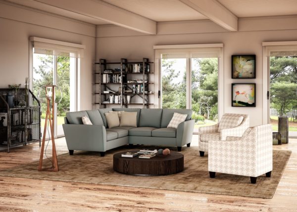 EMMA FABRIC SECTIONAL (with chaise)