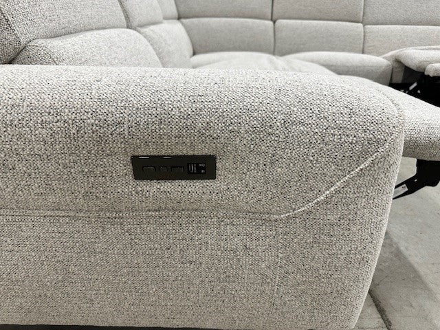 GENE POWER RECLINE FABRIC SECTIONAL