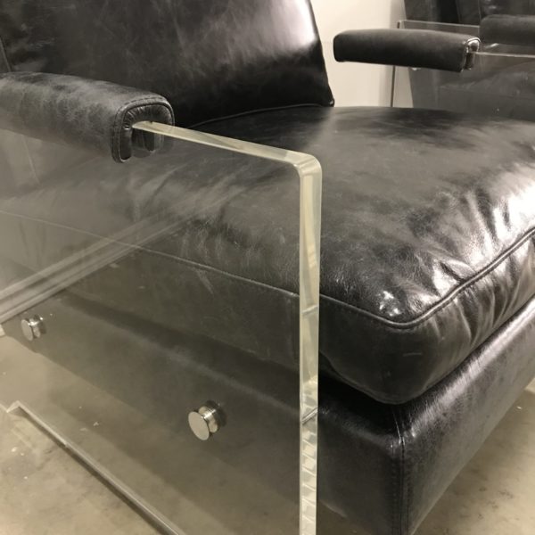 ARCHIE MODERN ACRYLIC ACCENT CHAIR
