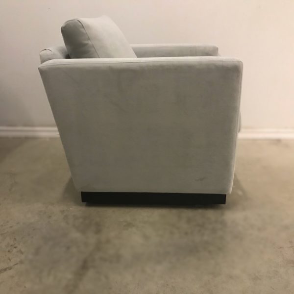 Lotus Custom Fabric Swivel Accent Chair