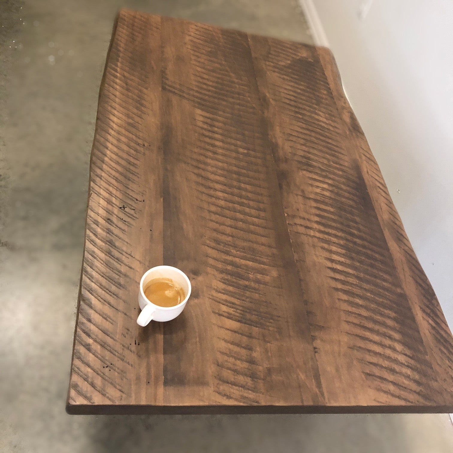RUFFSAWN LIVE EDGE COFFEE TABLE