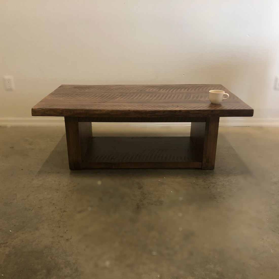 RUFFSAWN LIVE EDGE COFFEE TABLE