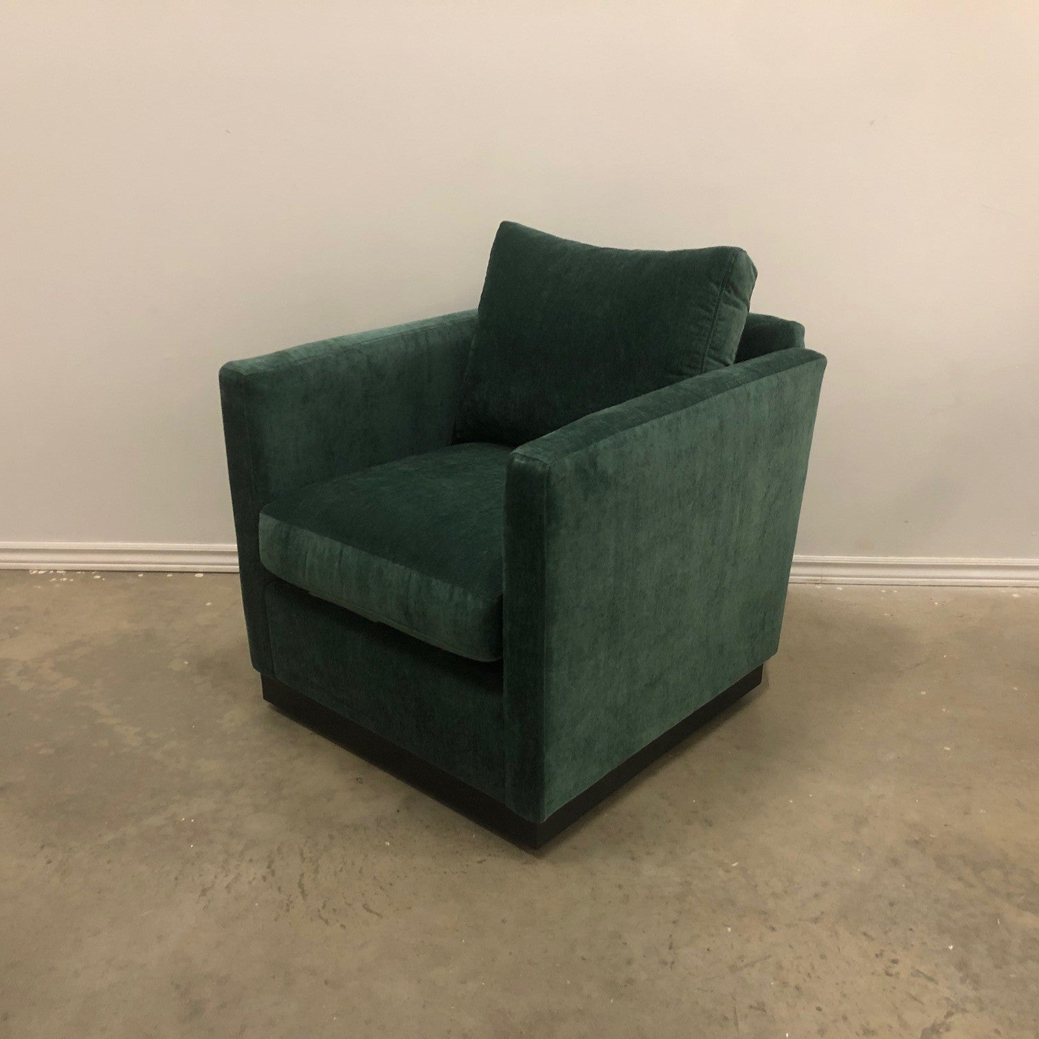 Lotus Custom Fabric Swivel Accent Chair