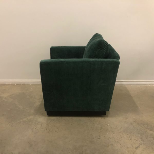 Lotus Custom Fabric Swivel Accent Chair