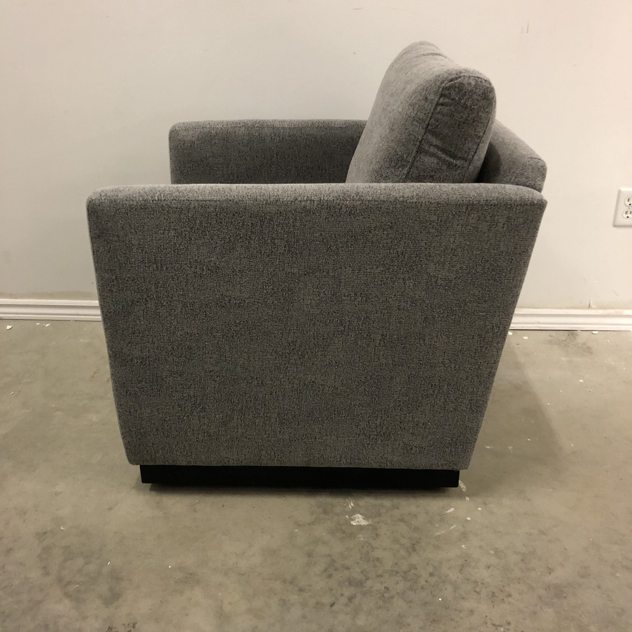 Lotus Custom Fabric Swivel Accent Chair