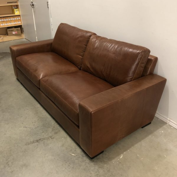 MAXWELL CUSTOM LEATHER SOFA