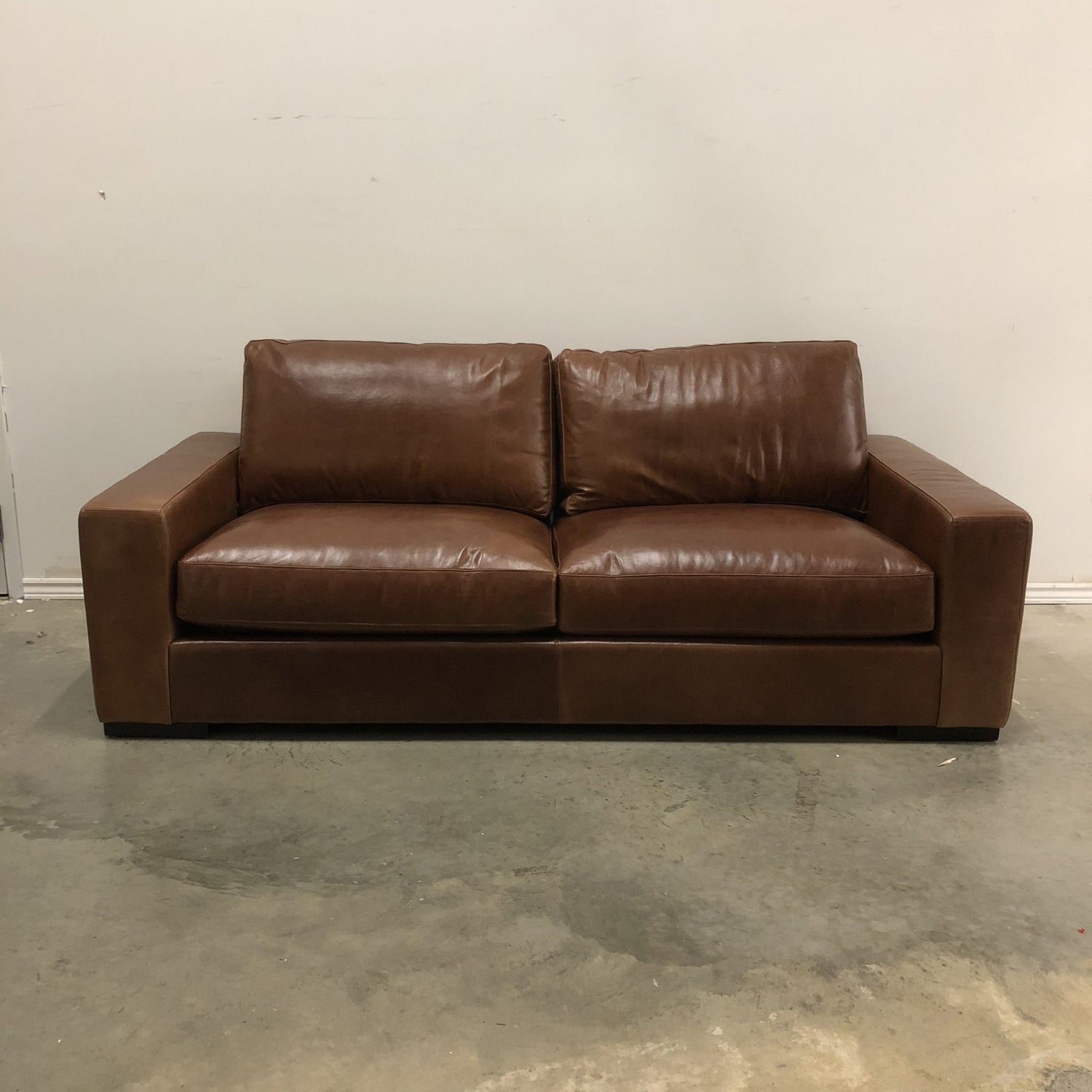 MAXWELL CUSTOM LEATHER SOFA