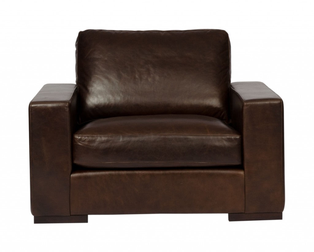MAXWELL CUSTOM LEATHER SOFA