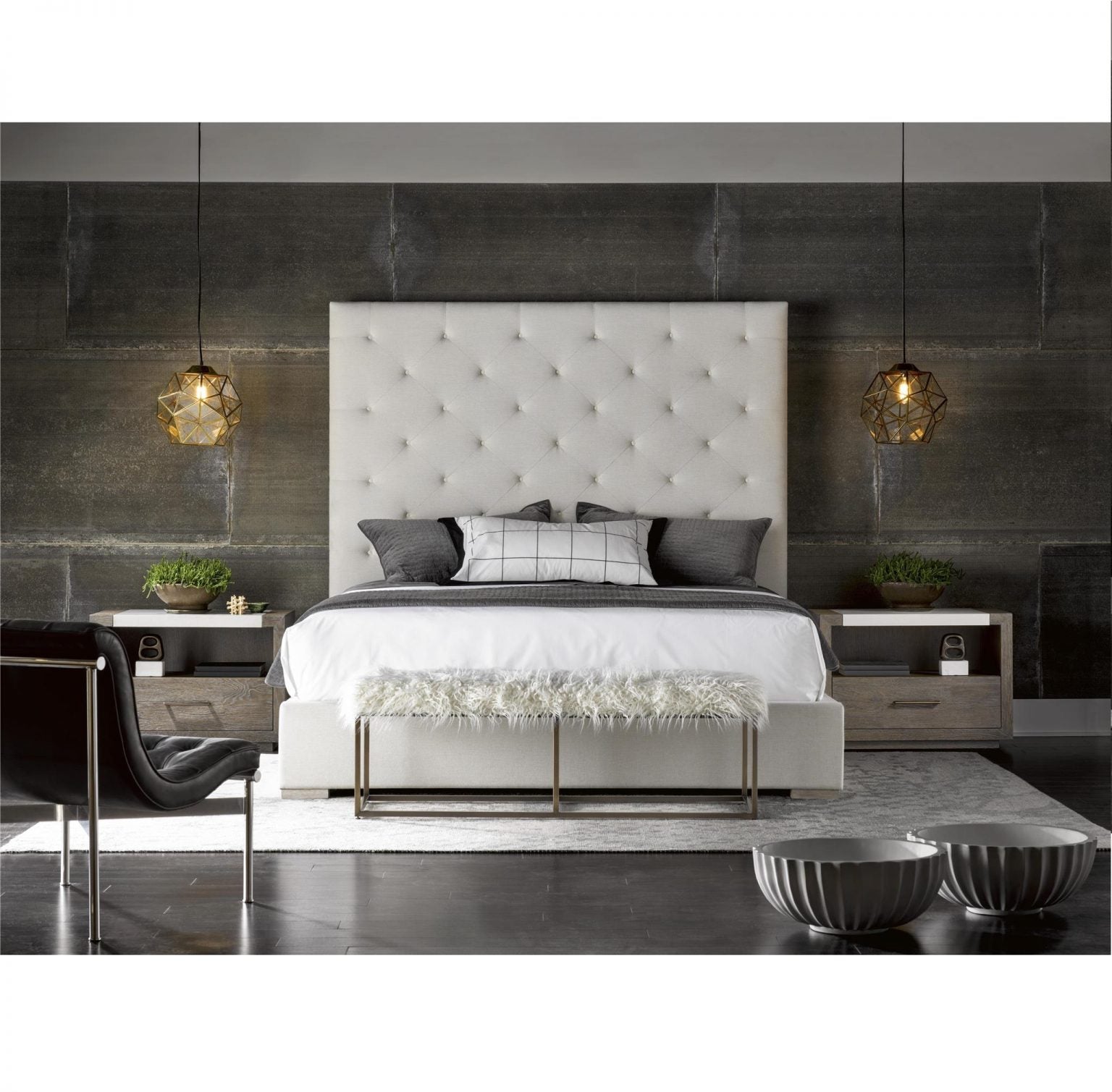 MODERN BRANDO KING BED