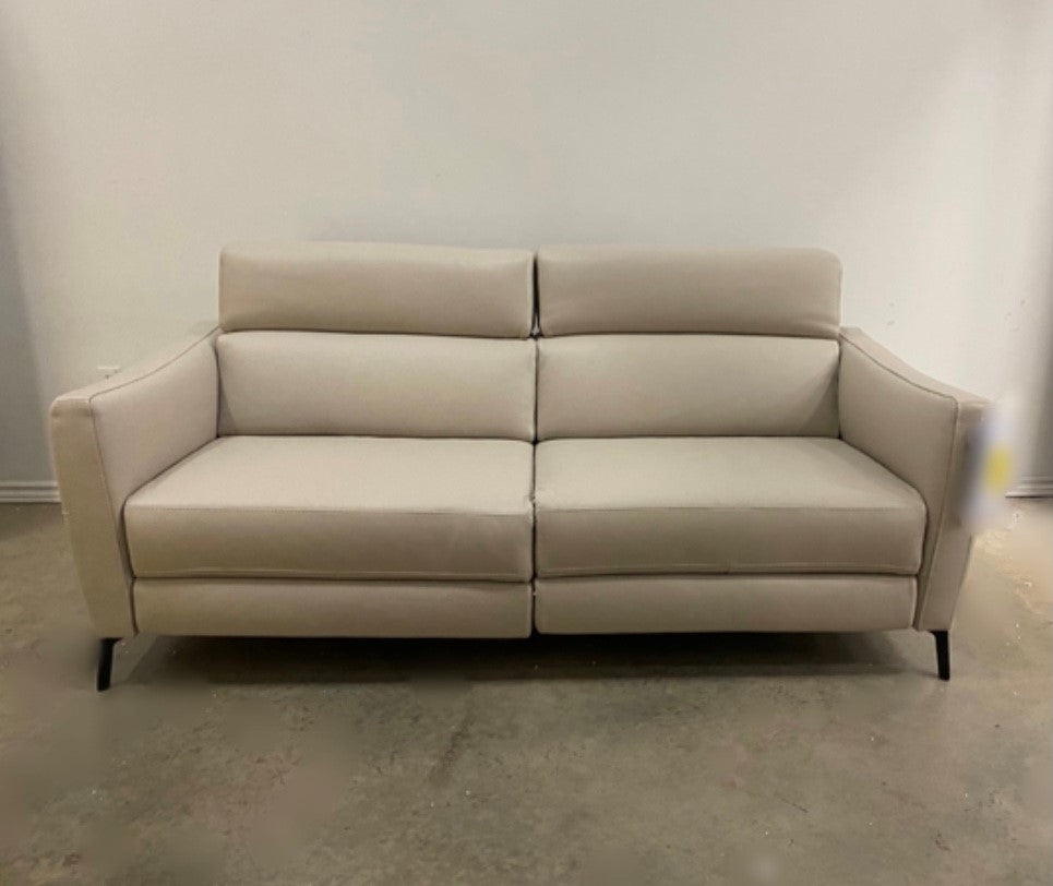 GREG ITALIAN LEATHER RECLINER SOFA