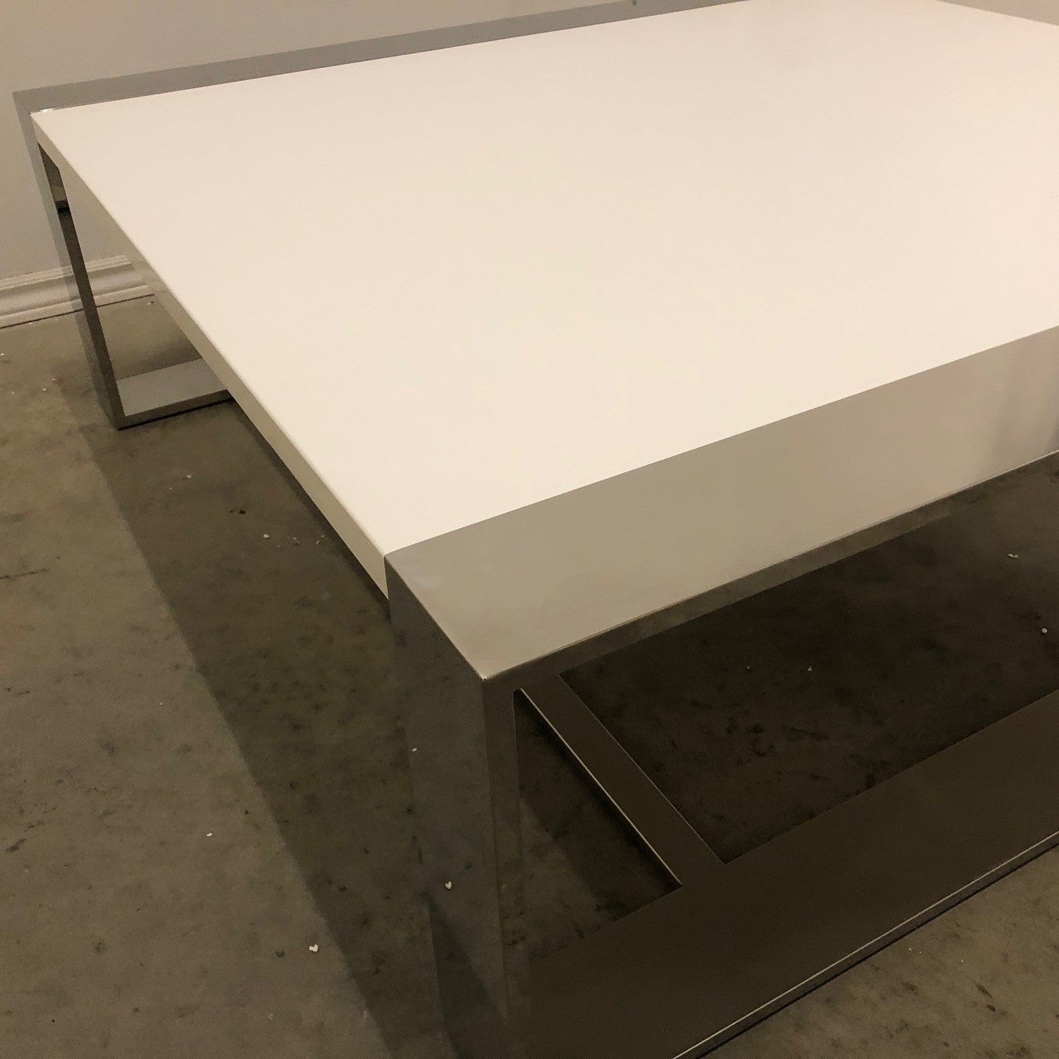 DALTON HIGH GLOSS WHITE COFFEE TABLE