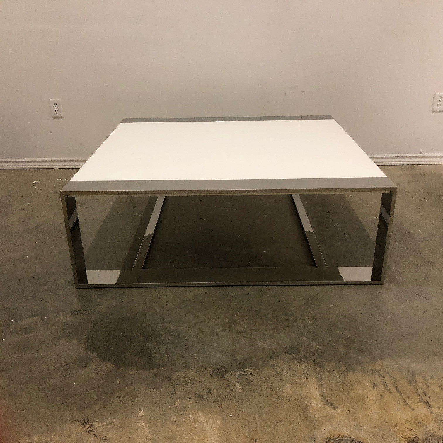 DALTON HIGH GLOSS WHITE COFFEE TABLE