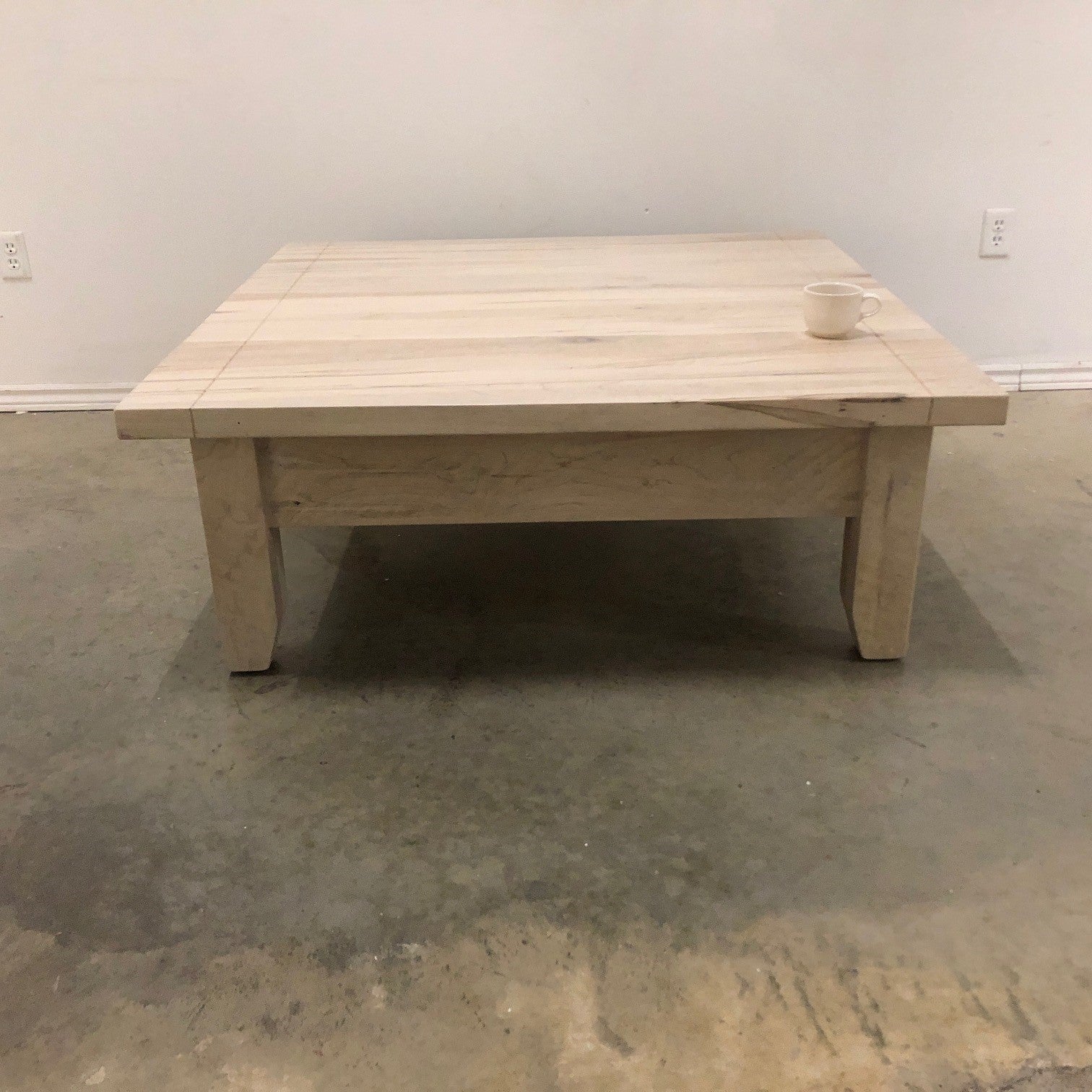 TAHOE LARGE SQUARE MAPLE COFFEE TABLE