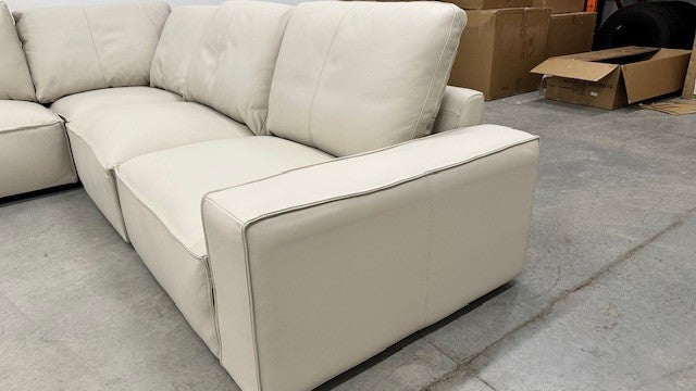 TEDDY LEATHER MODULAR SECTIONAL