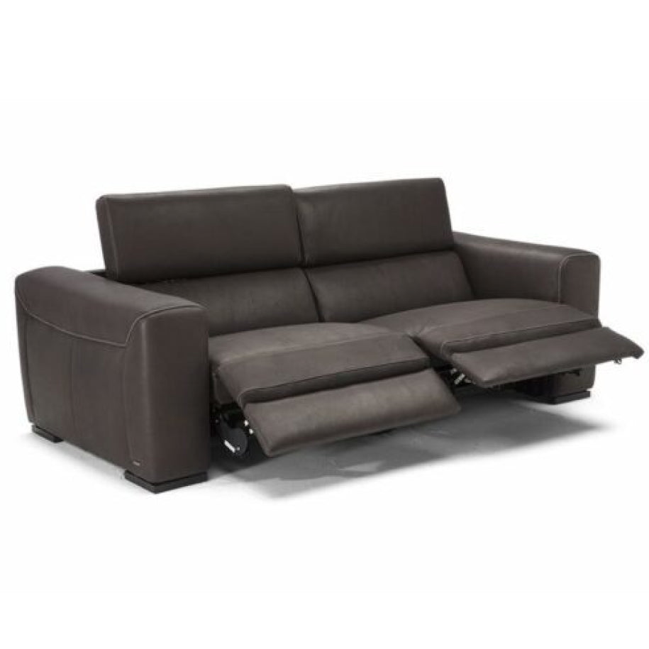 FORZA ITALIAN LEATHER RECLINING SOFA