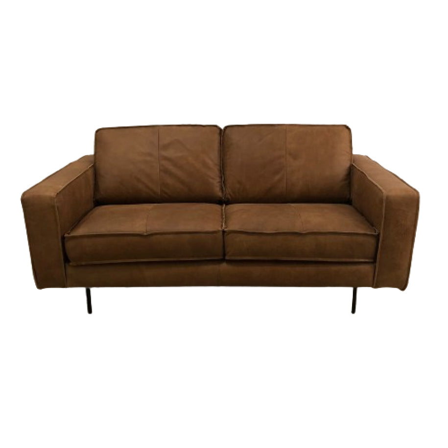 POINT LEATHER LOVE SEAT BY CORIUM ITALIA