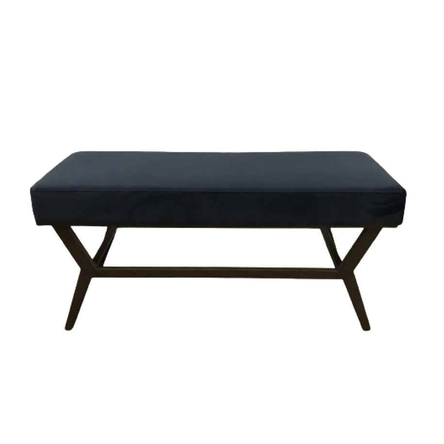 Constance Fabric And Metal Bench