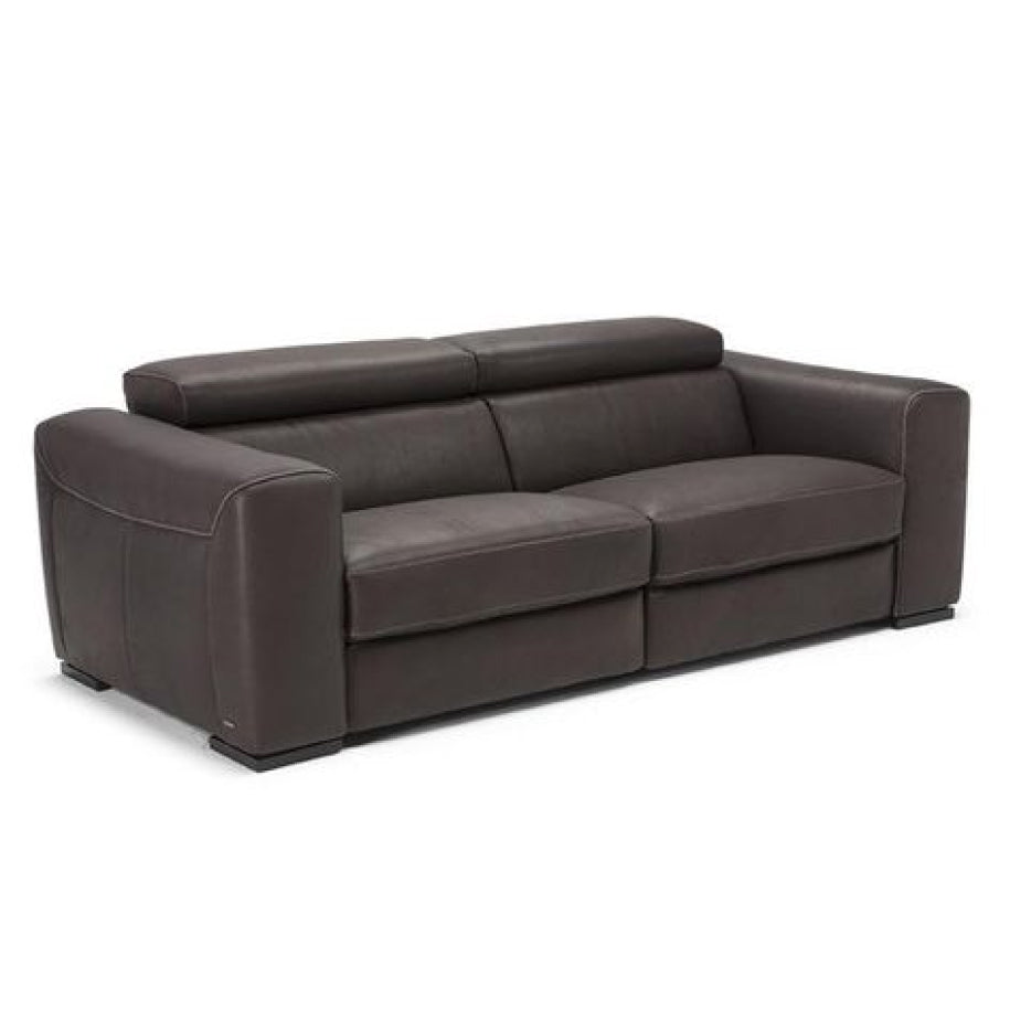 FORZA ITALIAN LEATHER RECLINING SOFA