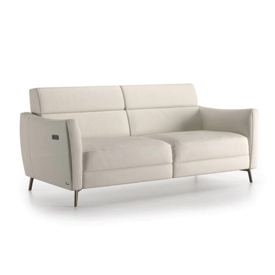 GREG ITALIAN LEATHER RECLINER SOFA