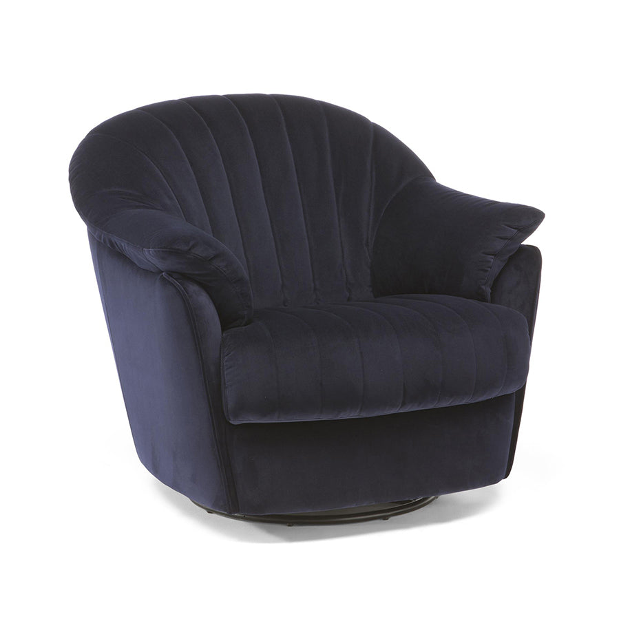 GRATITUDINE ITALIAN FABRIC SWIVEL ROCKER