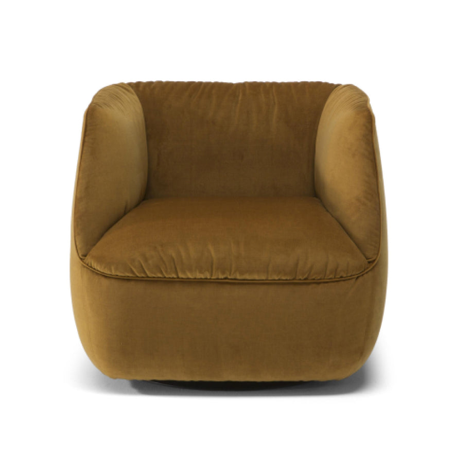 WALLY ITALIAN FABRIC SWIVEL CHAIR