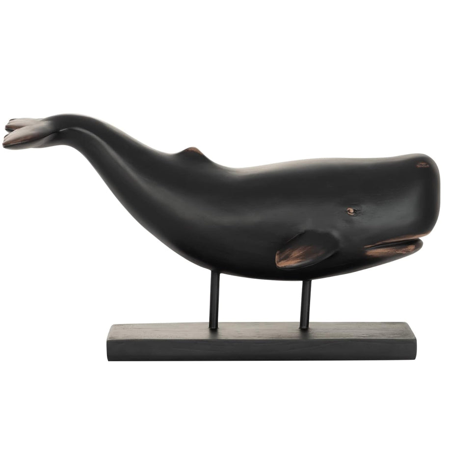 Torre & Tagus Whale on Stand Coastal Decor Statue