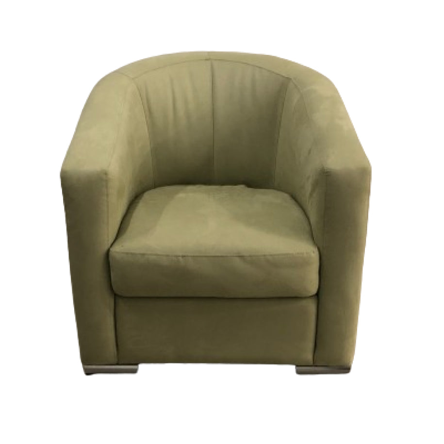 BYRON GREEN FABRIC TUB CHAIR BY CORIUM ITALIA