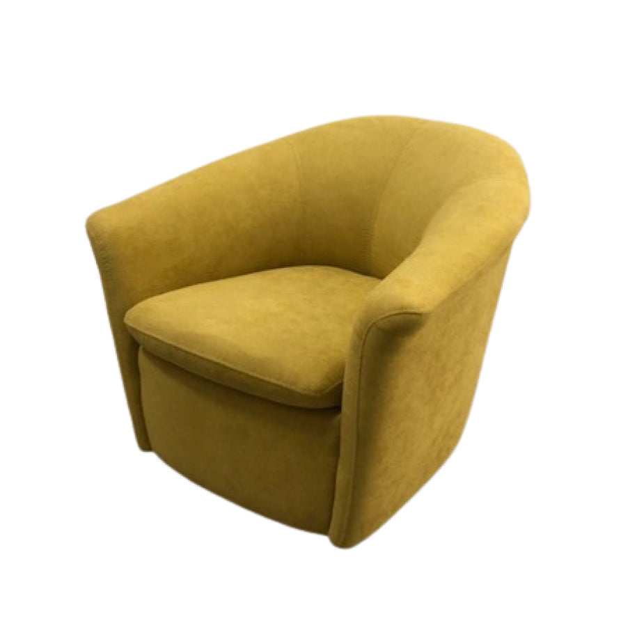 SCOOP FABRIC SWIVEL CHAIR BY CORIUM ITALIA