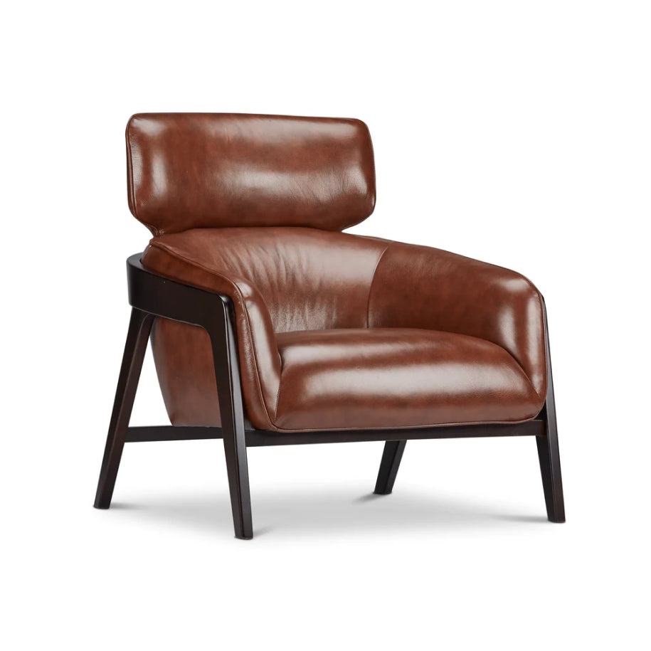 ATLANTIC LEATHER ACCENT CHAIR
