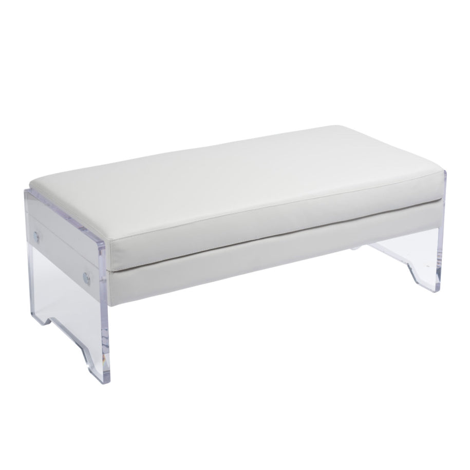 ARCHIE MODERN ACRYLIC BENCH