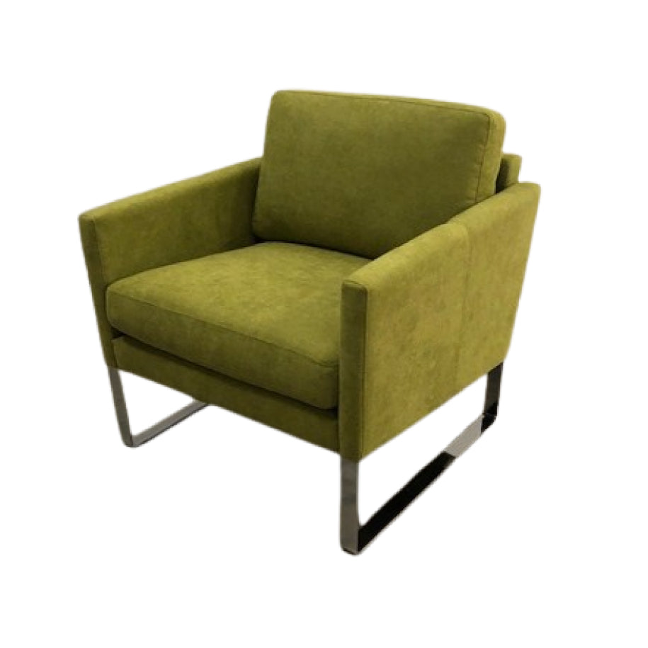 LEA MODERN FABRIC CHAIR BY CORIUM ITALIA GREEN