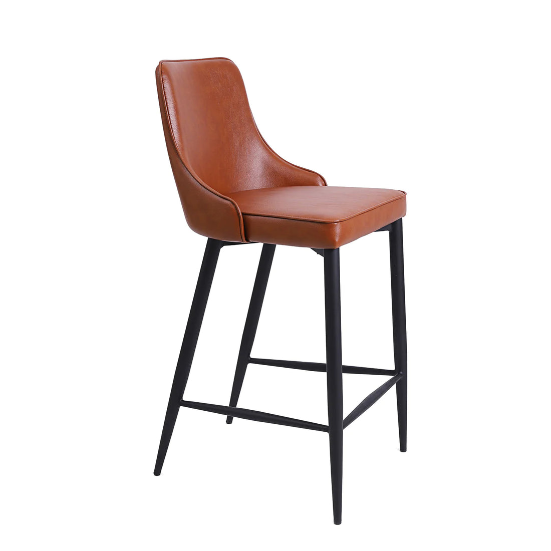 ROBIN MODERN COUNTER STOOL COGNAC