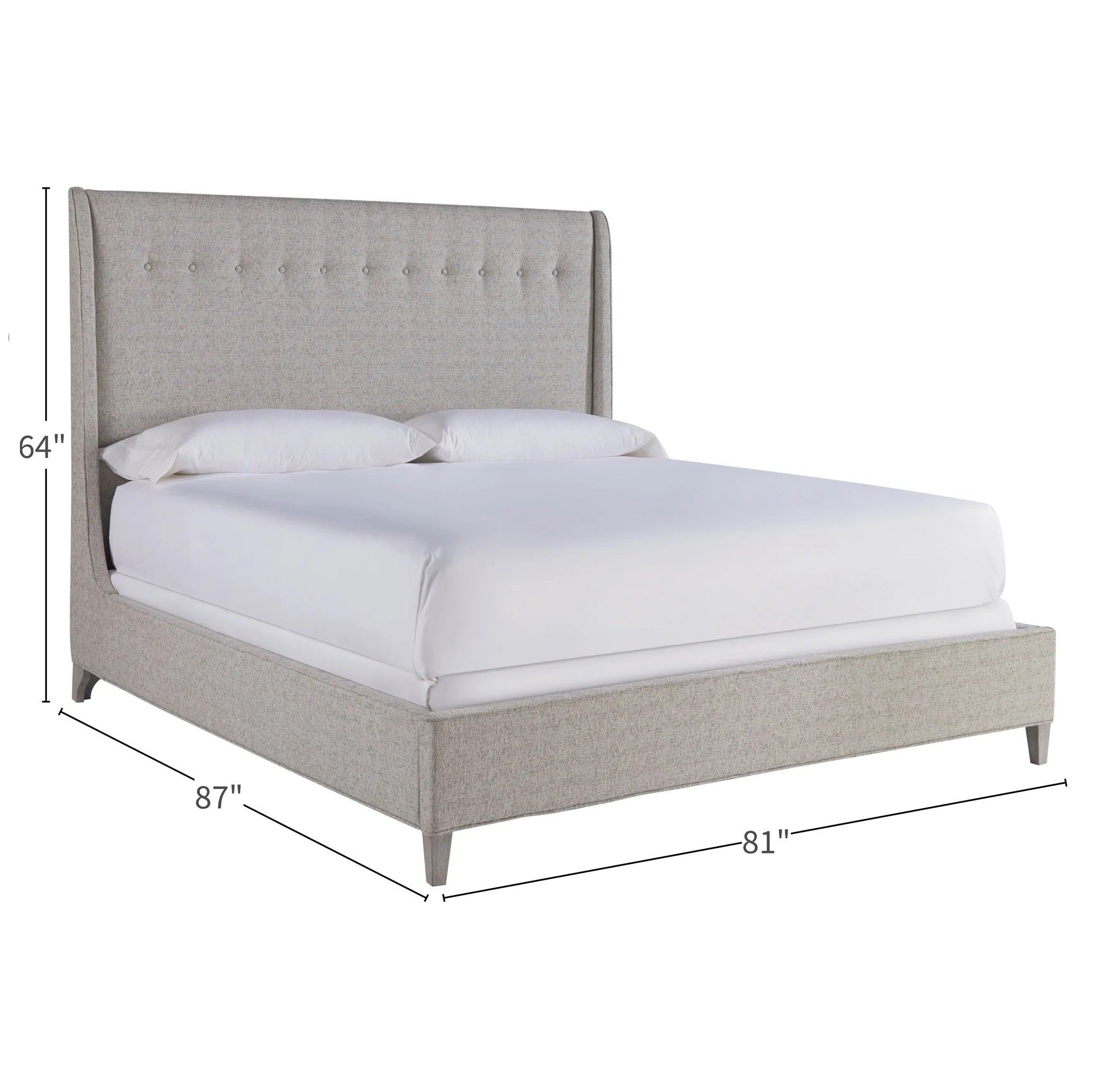 MIDTOWN KING UPHOLSTERED BED