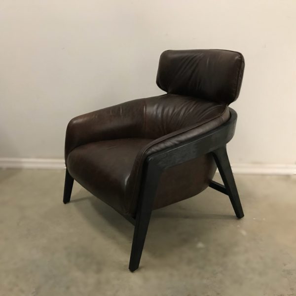 ATLANTIC LEATHER ACCENT CHAIR