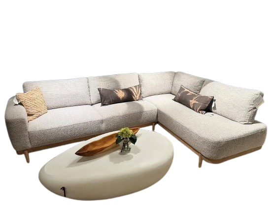 BAULINE FABRIC SECTIONAL with CHAISE