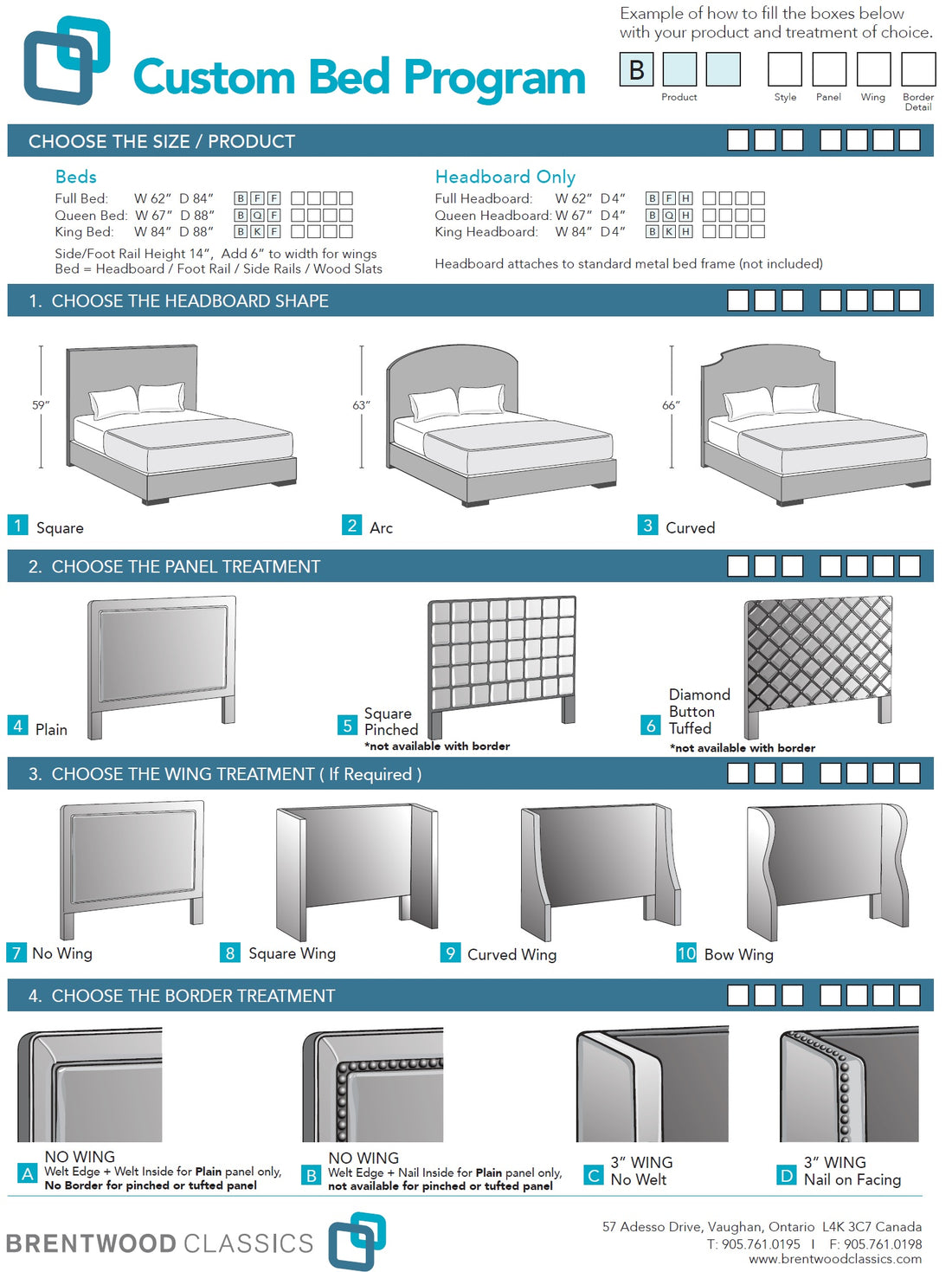Upholstered Beds By Brentwood Classics