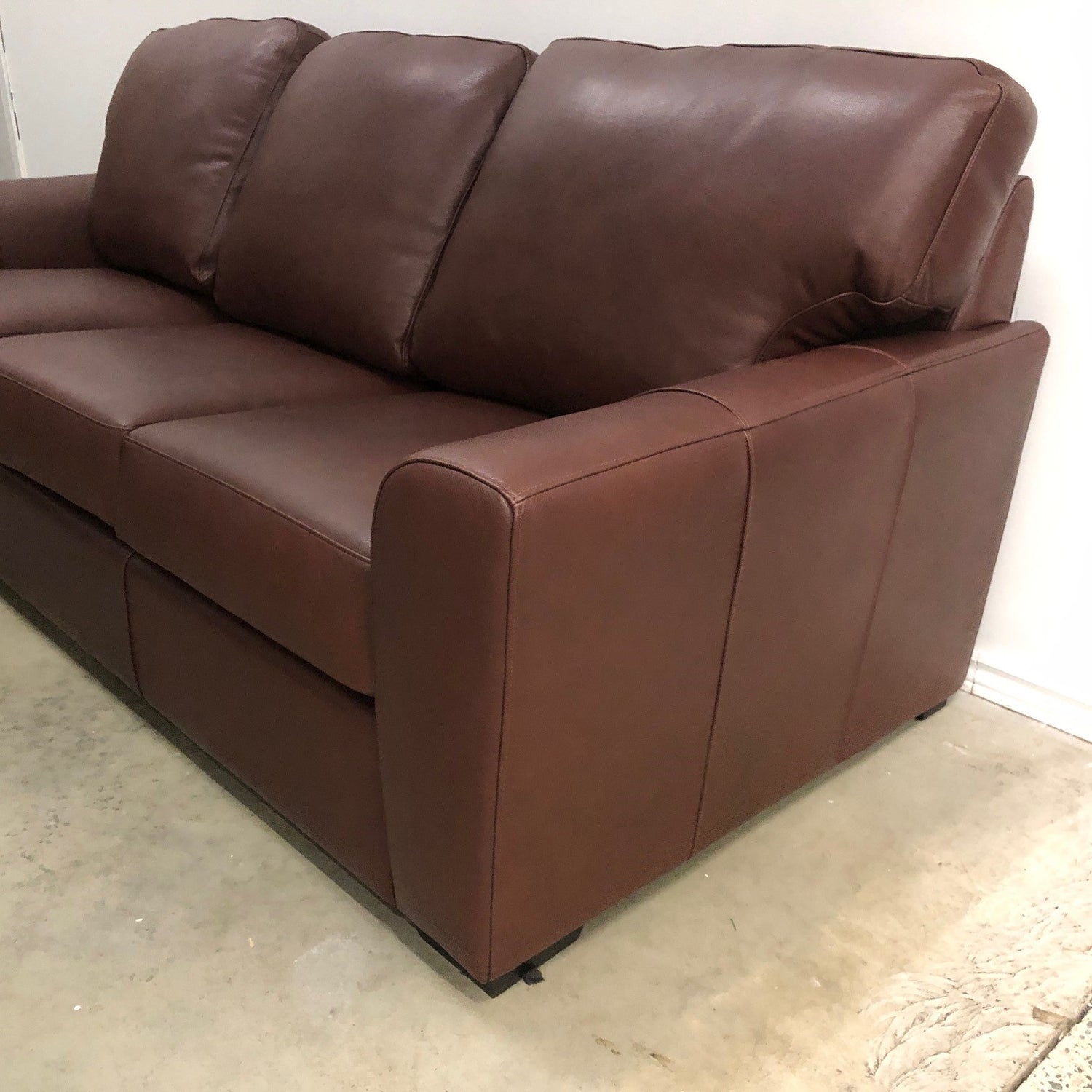 CAMPIO 3001 LEATHER SOFA HAVANA BROWN